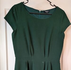 Madewell Forest Green Mini Dress
